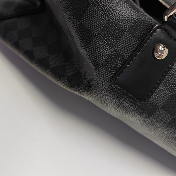 ROADSTER Damier Graphite Coated Canvas Gray