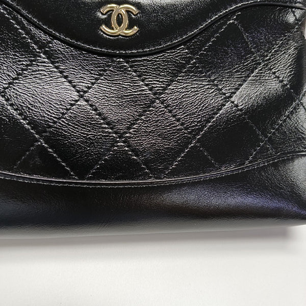 CHANEL 31 Nano Quilted Calfskin Black