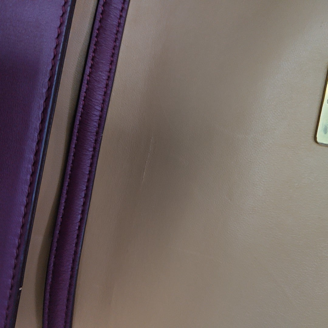 Calfskin Shoulder Bag Red