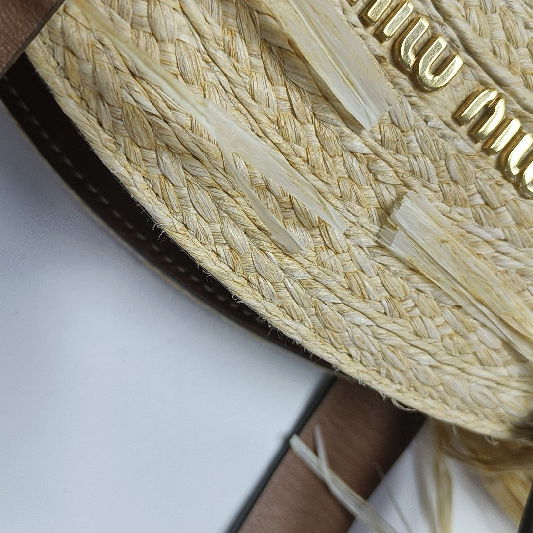 Straw Tote Bag Beige