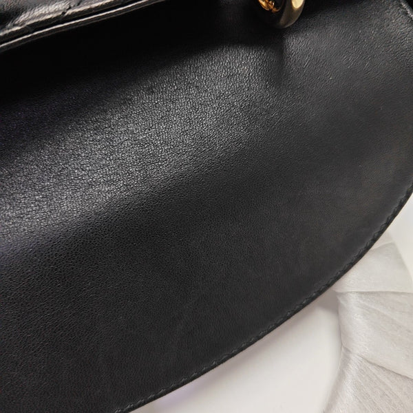 Lady Dior Small Cannage Lambskin Black