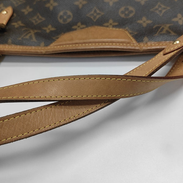 ESTRELA GM Monogram Coated Canvas Brown