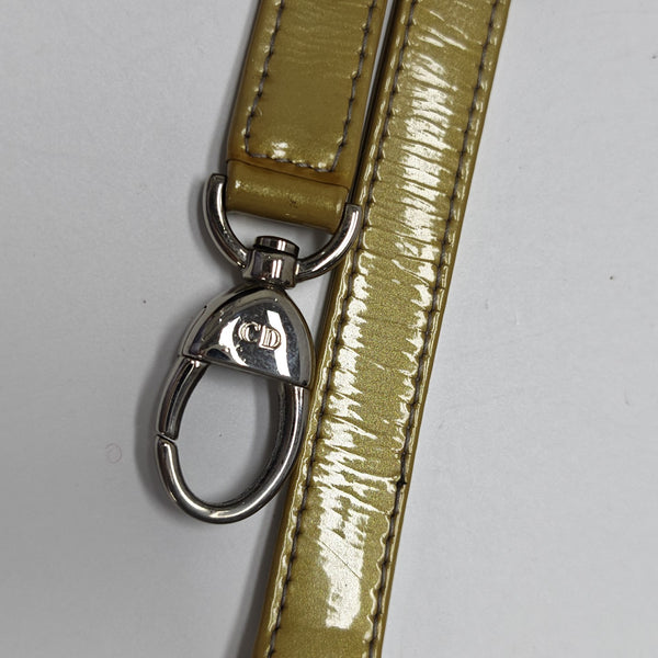 Lady Dior Medium Cannage Patent Leather Yellow