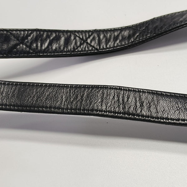 Quilted Lambskin Shoulder Bag Black