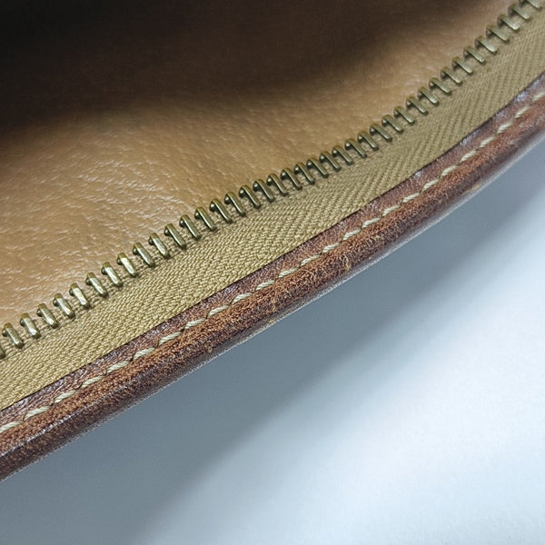 MACADAM CLUTCHES Coated Canvas Brown