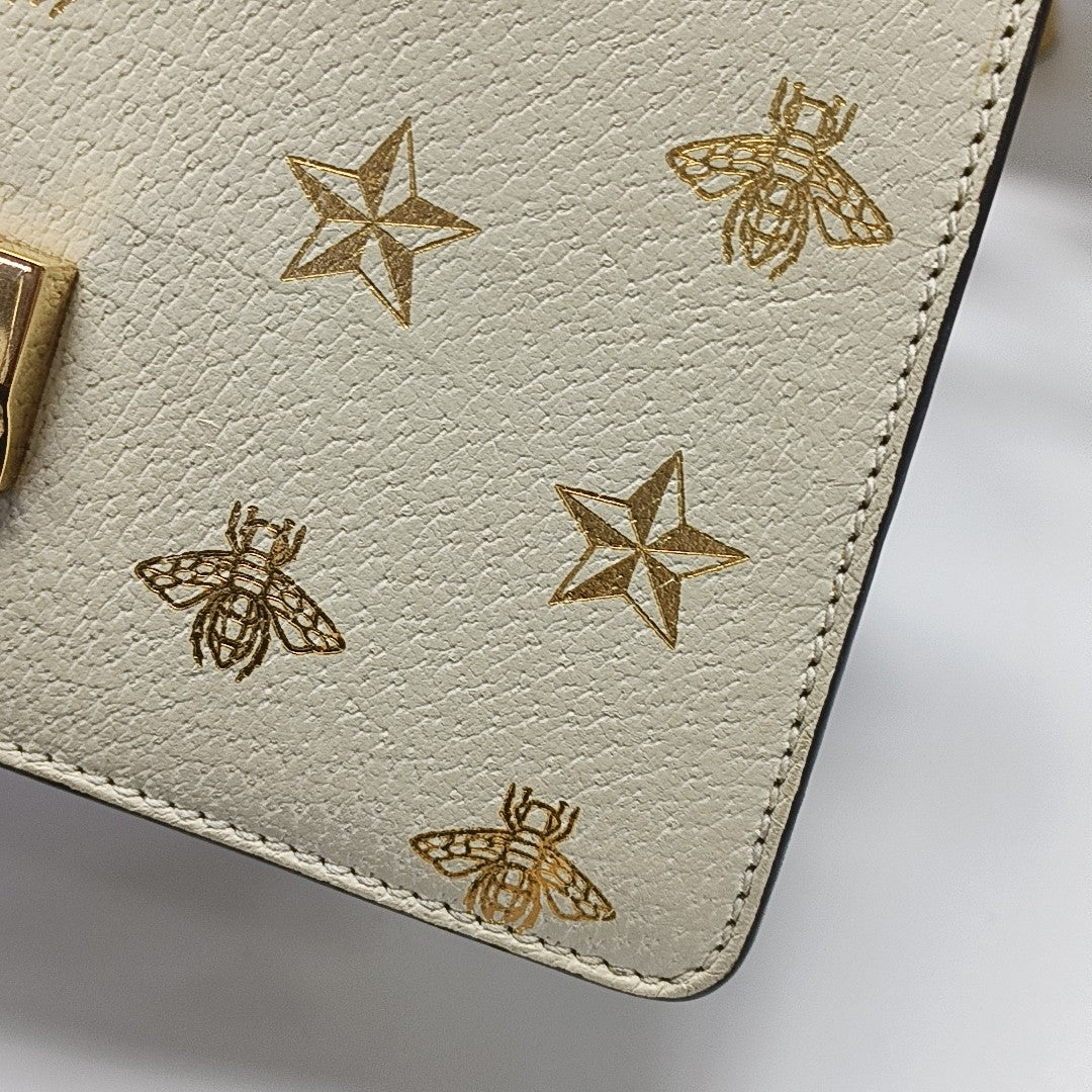 Sylvie Mini Calfskin White