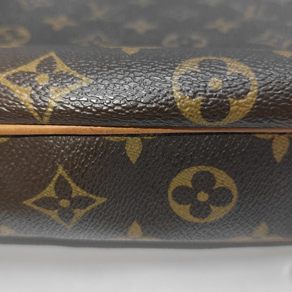 ODEON Monogram Coated Canvas Brown