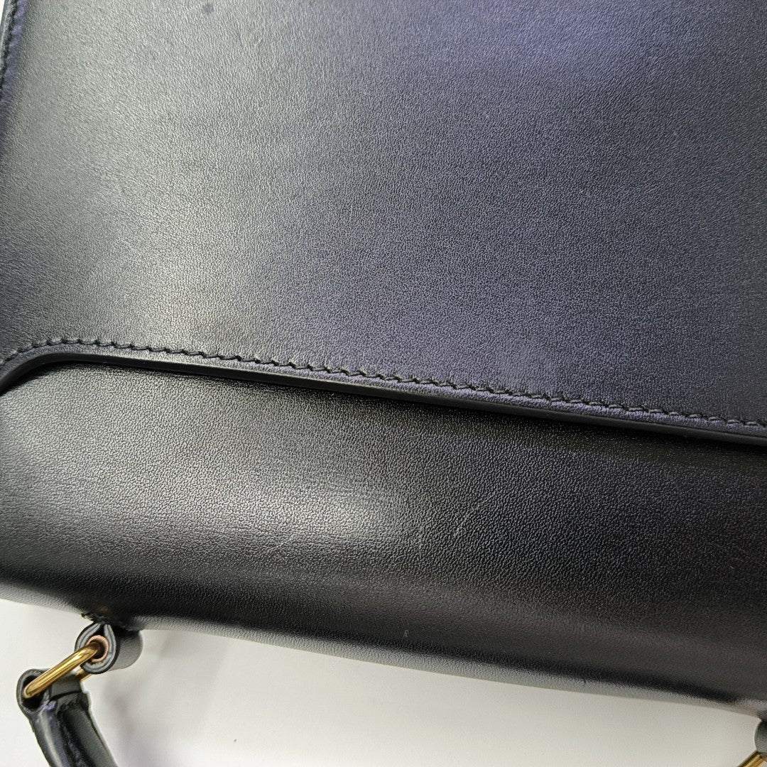 CASSANDRA Mini Calfskin Black