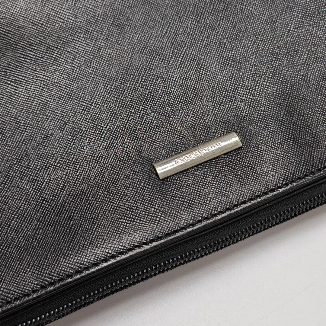 Calfskin Top Handle Bag Black