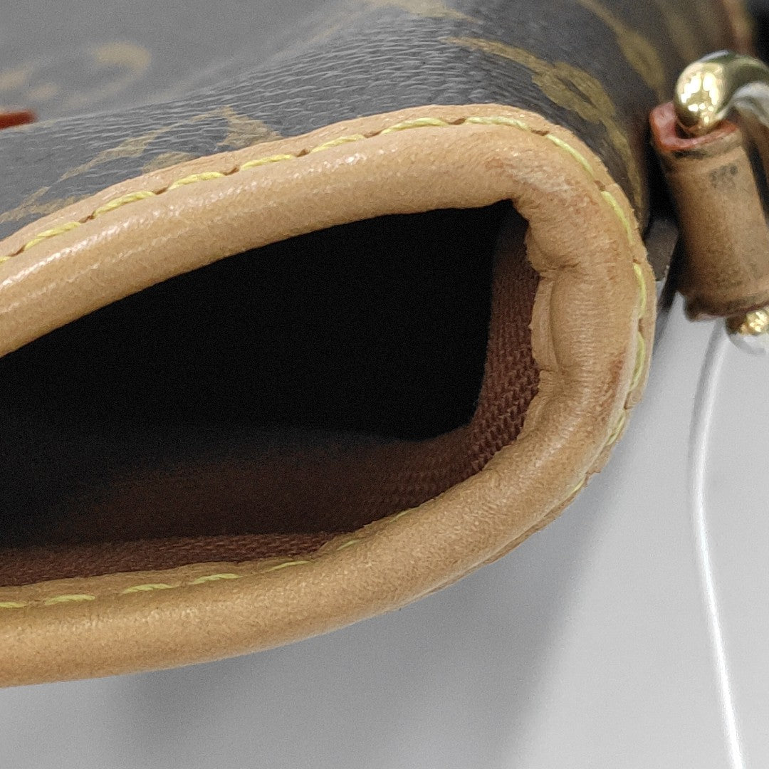 FOLD ME Monogram Coated Canvas Brown