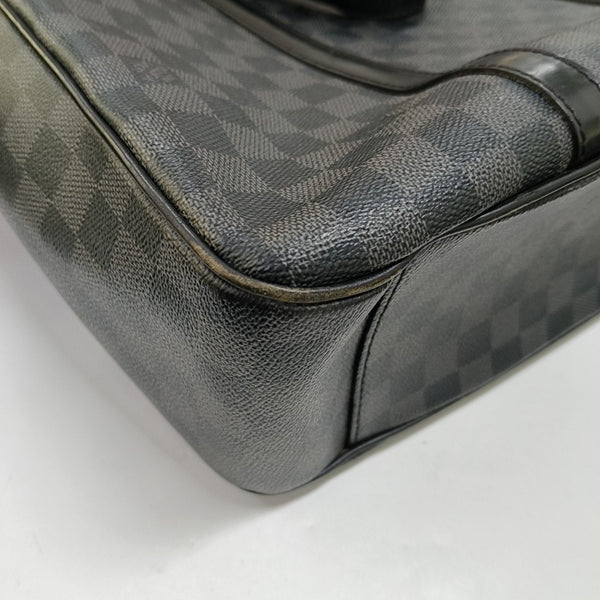 TADAO MM Damier Graphite Coated Canvas Gray