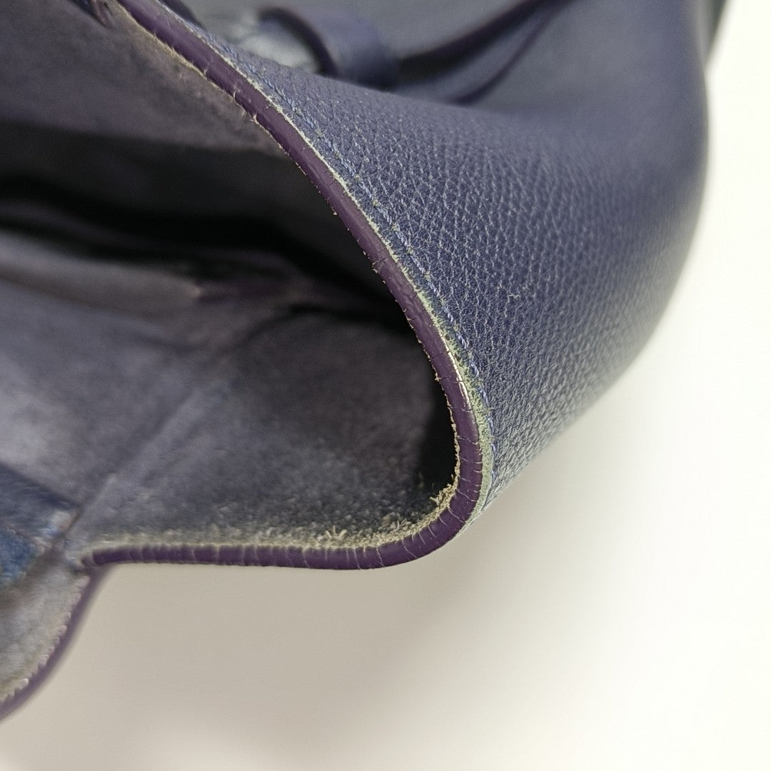 BELT Micro Calfskin Blue