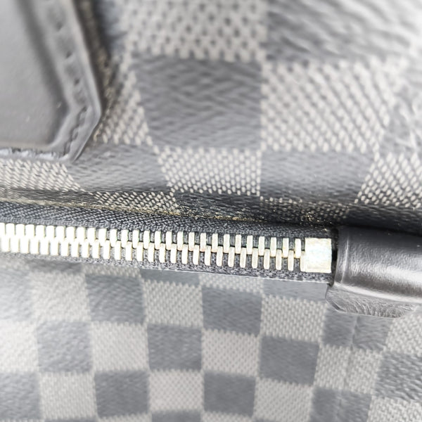 7 DAYS A WEEK Damier Graphite Coated Canvas Gray