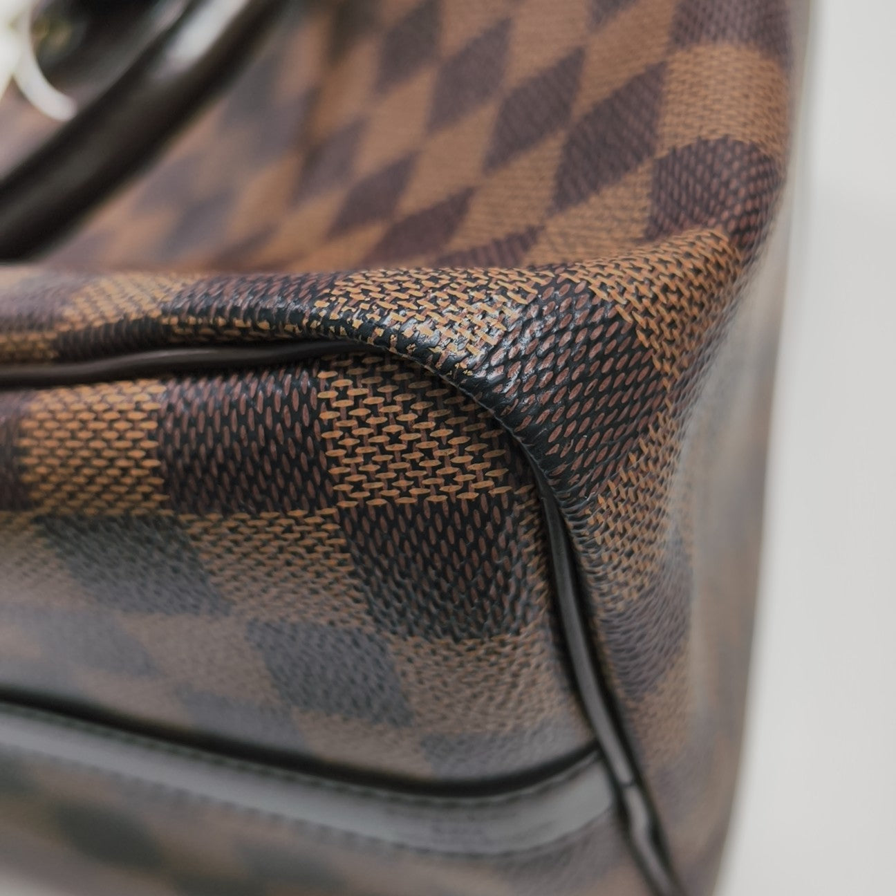 SPEEDY 25 Damier Ebene Coated Canvas Brown