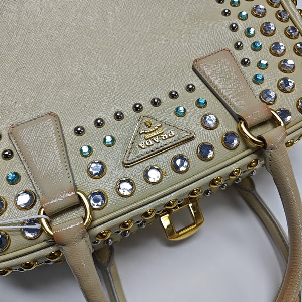 Pyramid Saffiano Calfskin Yellow