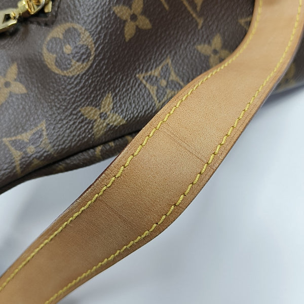 BUMBAG Monogram Coated Canvas Brown