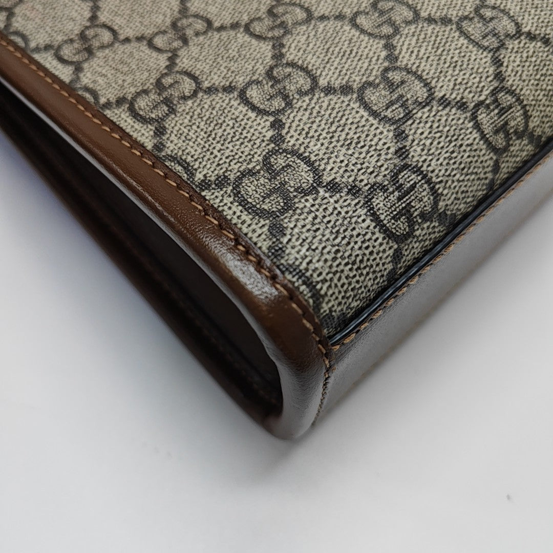 Retro Mini Monogram Coated Canvas Beige