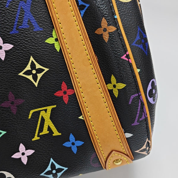 LV × TM PRISCILLA Monogram Coated Canvas Black