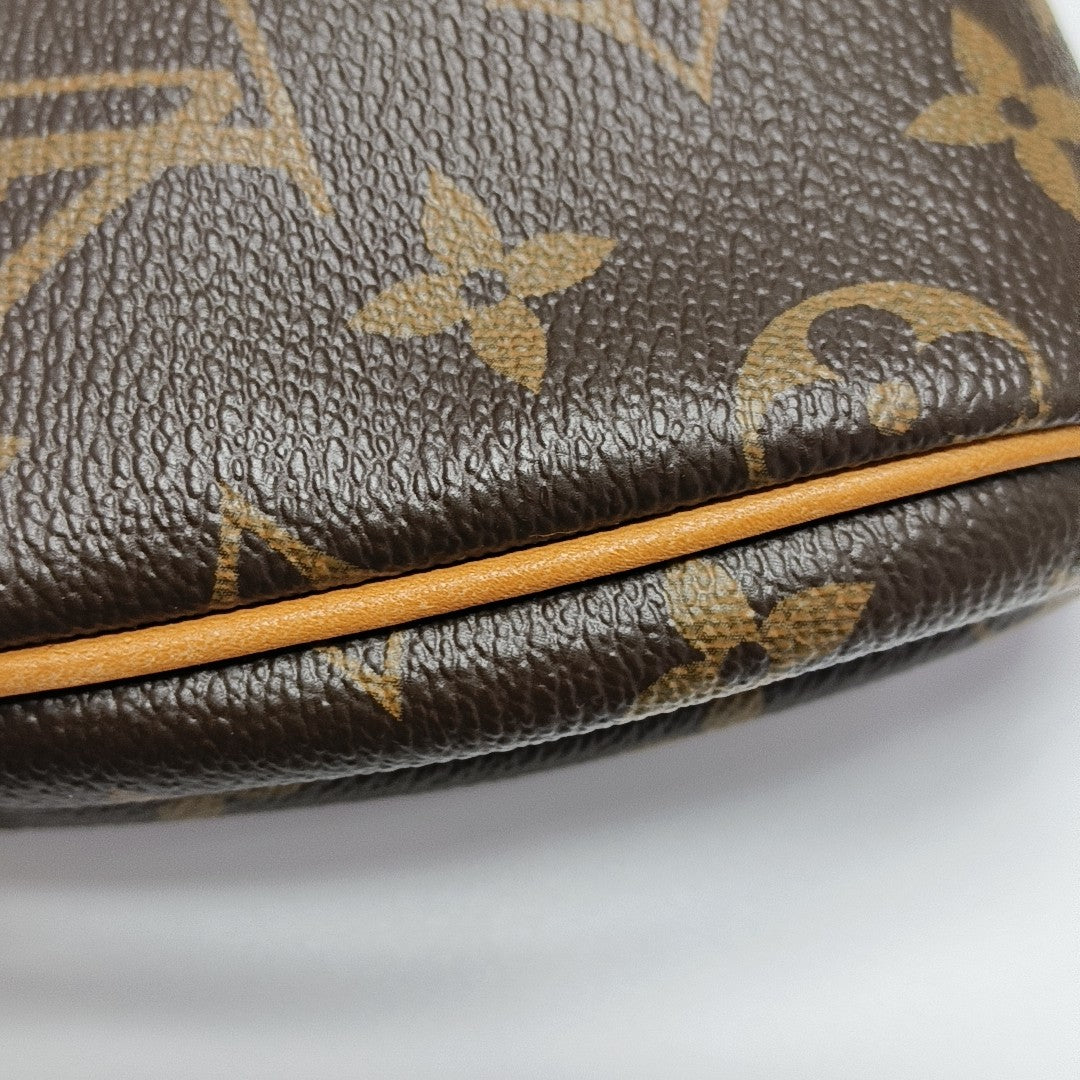 EVA Monogram Coated Canvas Brown