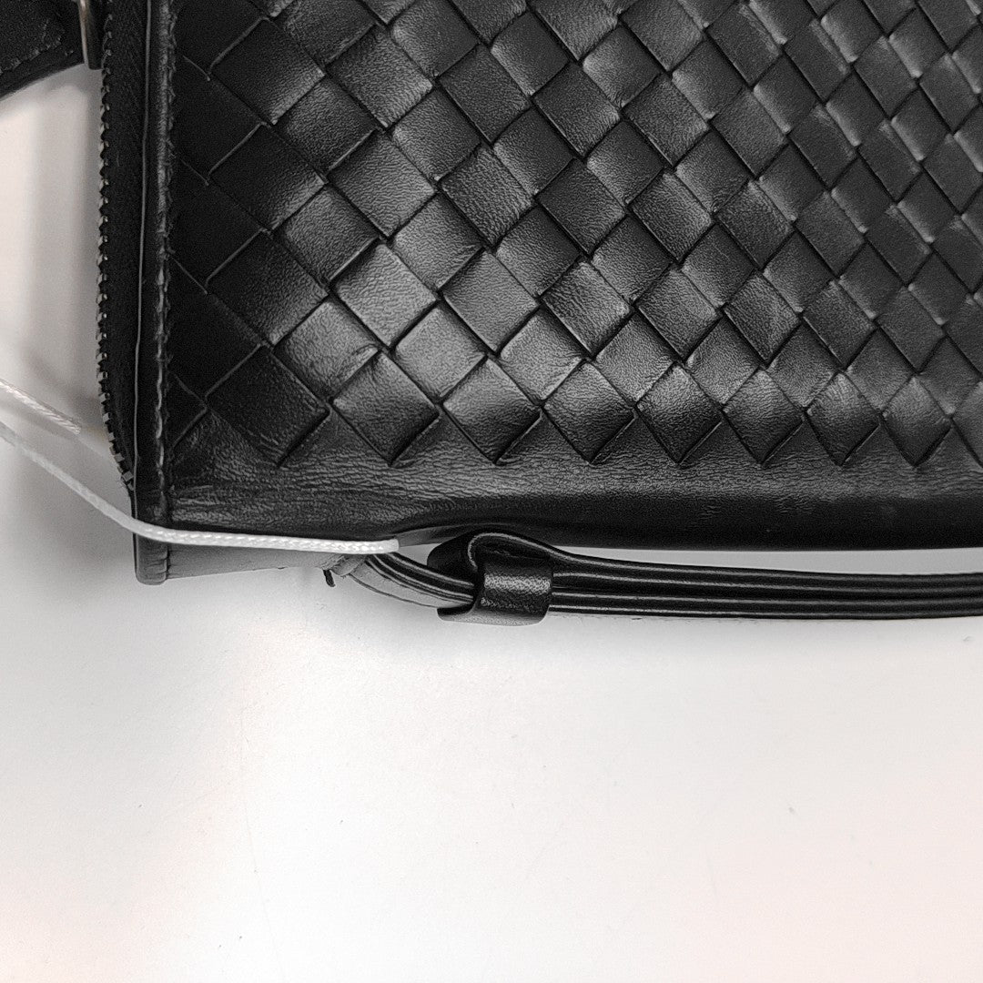 Calfskin Top Handle Bag Black