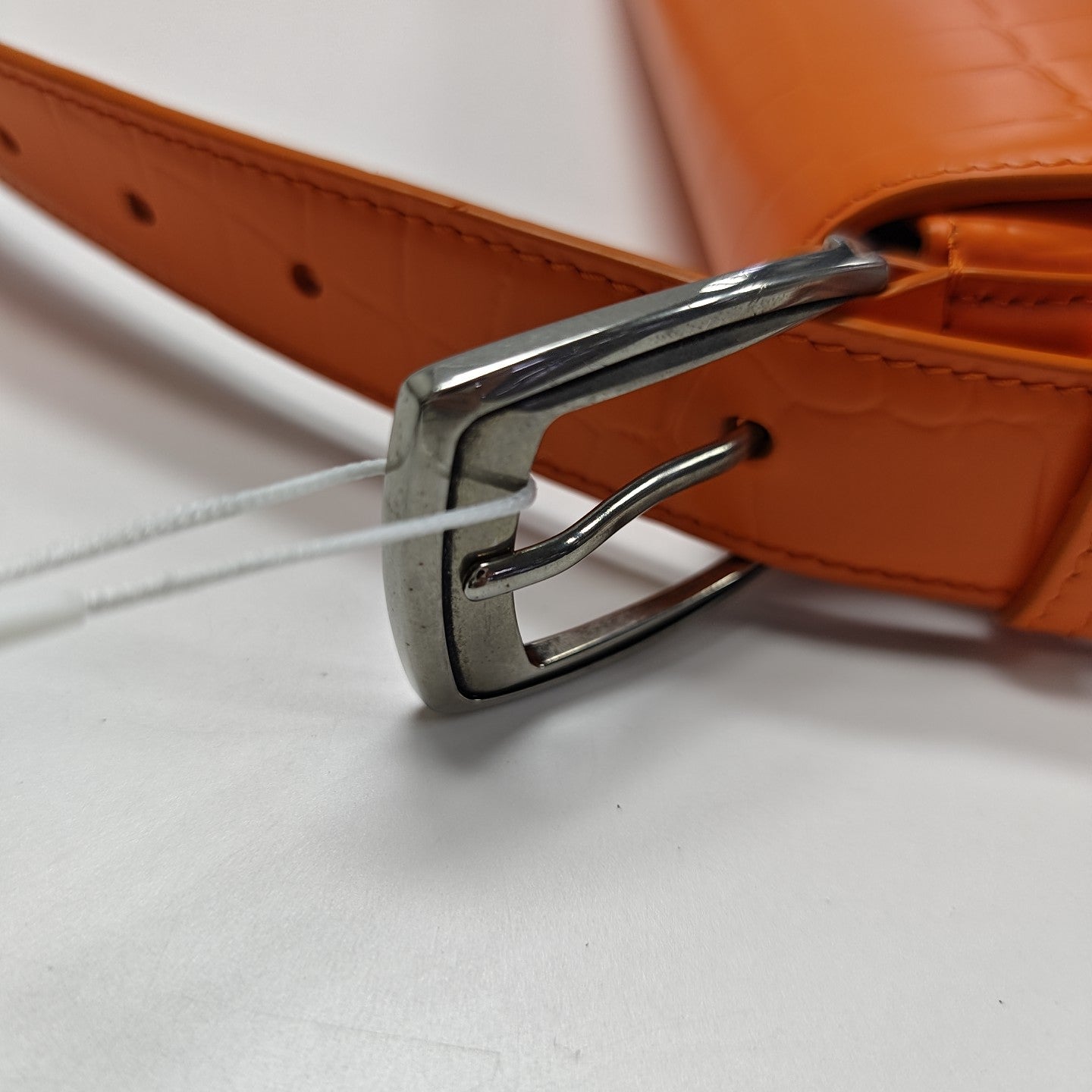 Calfskin Shoulder Bag Orange