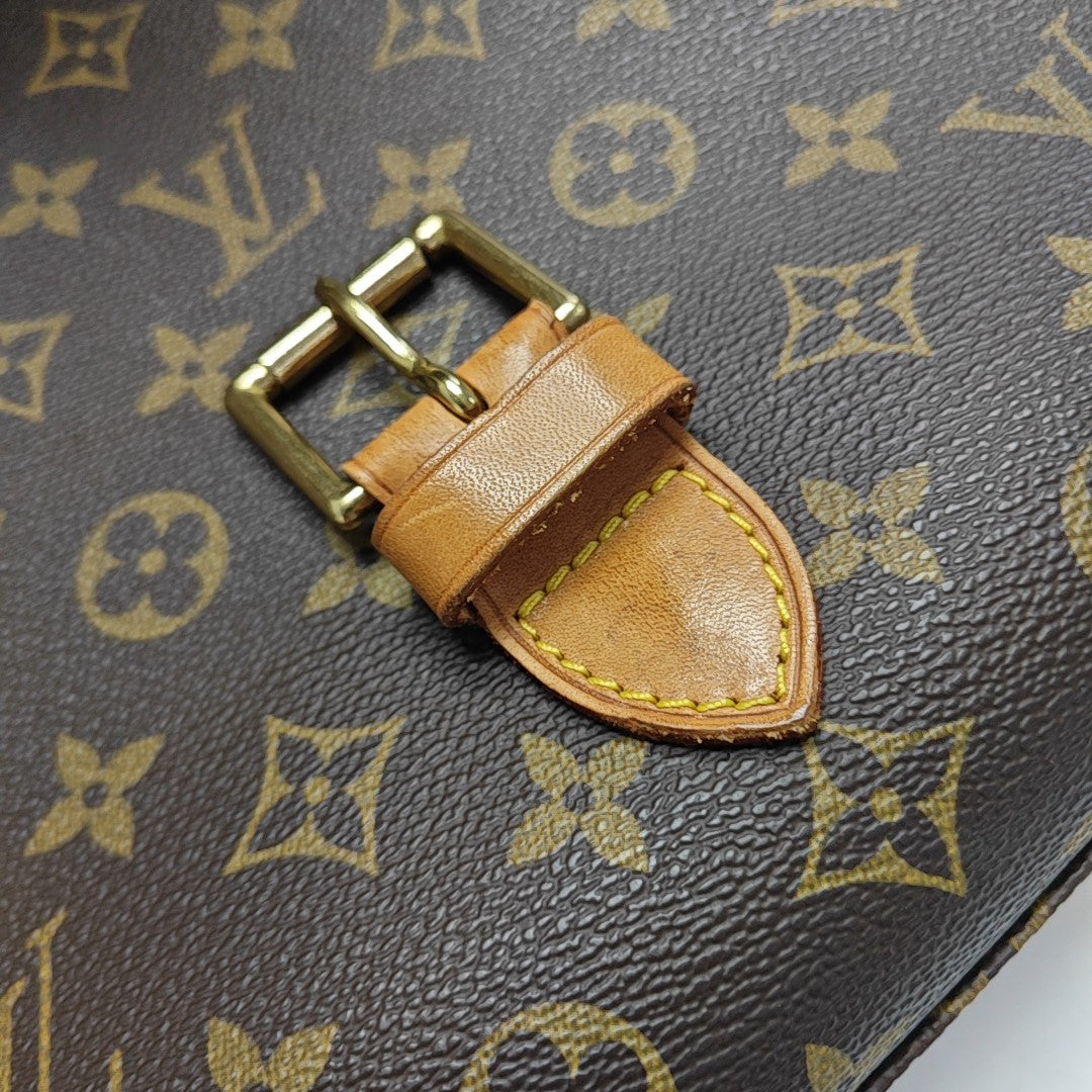 BEL AIR GM Monogram Coated Canvas Brown