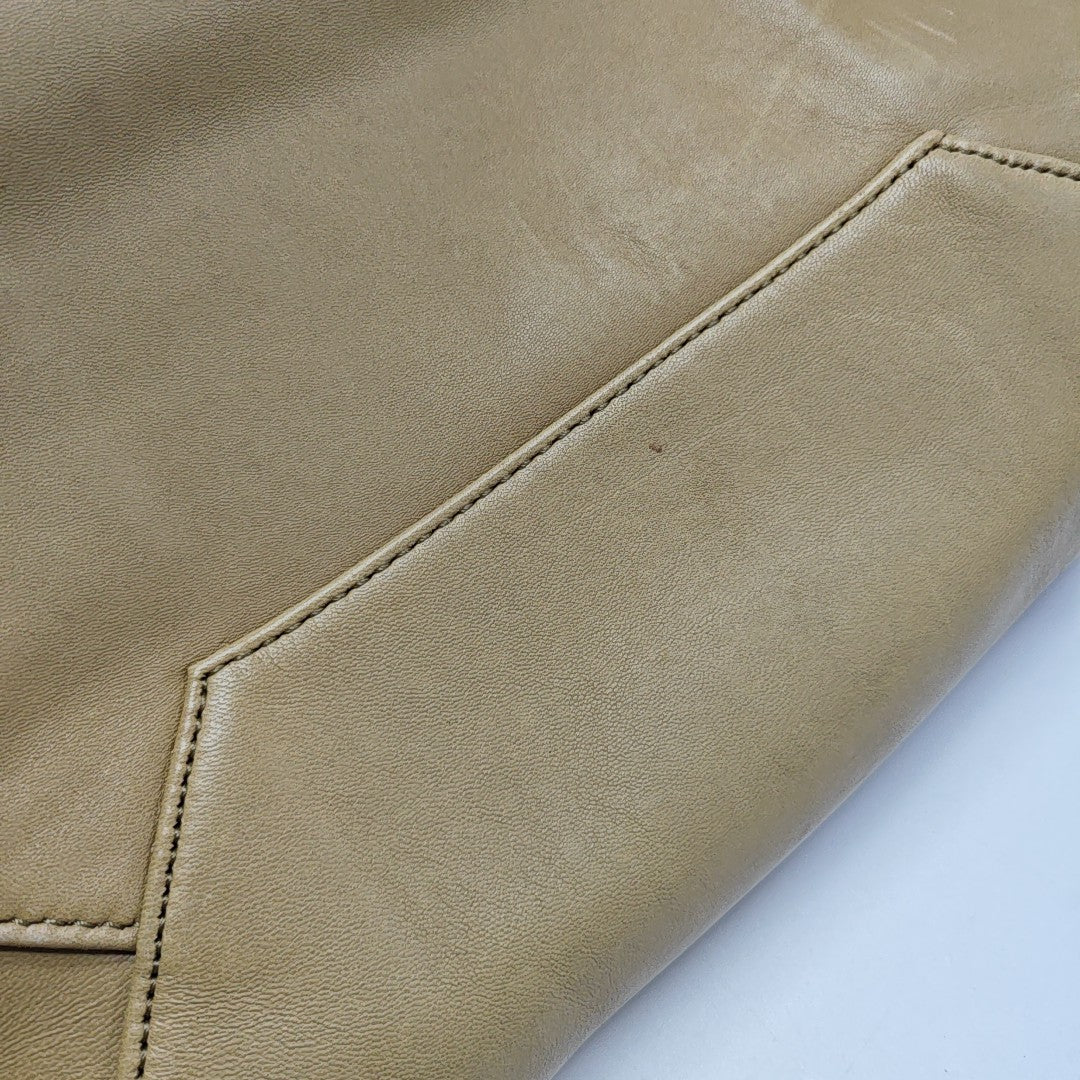 Calfskin Tote Bag Beige