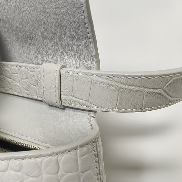 Downtown Mini Calfskin White