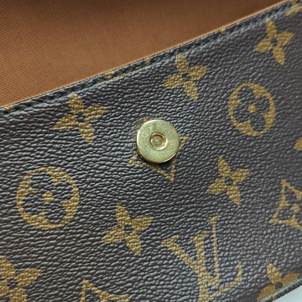 IVY Monogram Coated Canvas Brown
