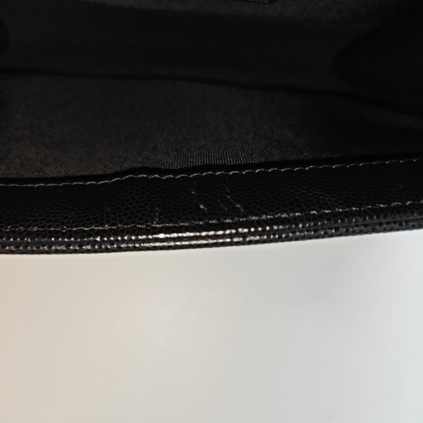 Authenticated pre-owned  BOY CHANEL Small Quilted Grained Calfskin Black - Shoulder Bag at Looply