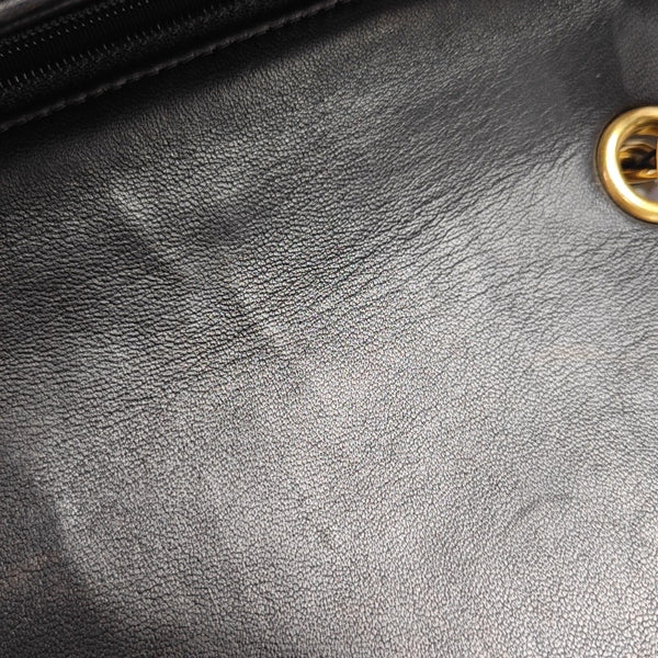 CLASSIC FLAP Mini Chevron Lambskin Black