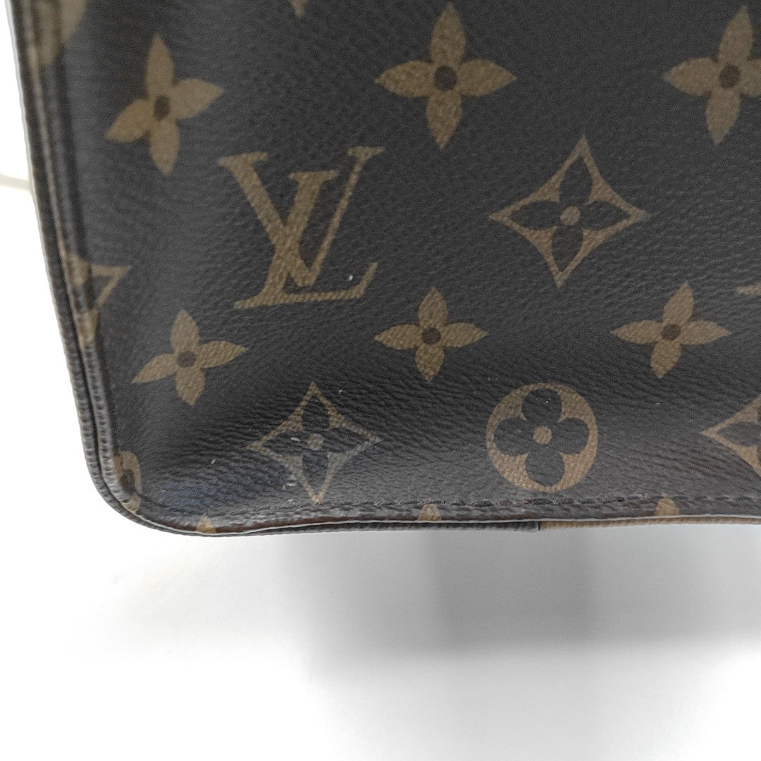 Authenticated pre-owned  ONTHEGO MM Monogram Coated Canvas Brown - Tote Bag at Looply