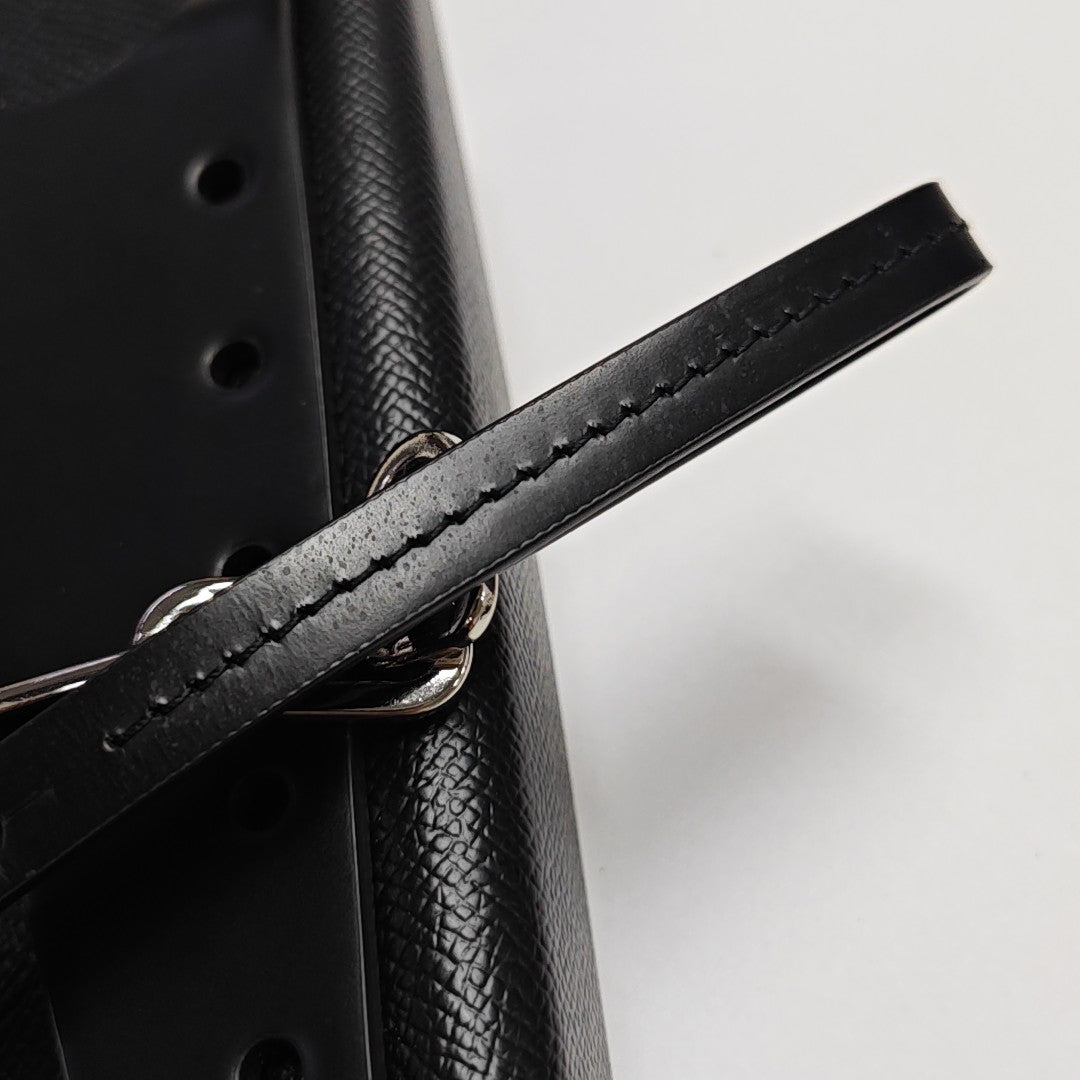 Calfskin Shoulder Bag Super Mini Black
