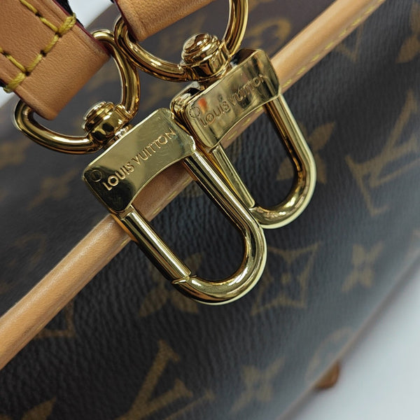 DIANE Monogram Coated Canvas Brown