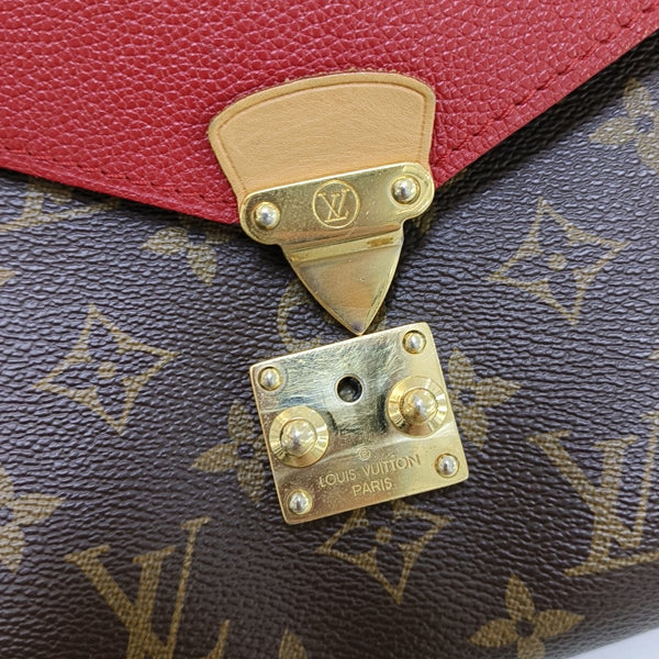 PALLAS Monogram Coated Canvas Brown