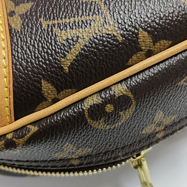 DEAUVILLE Monogram Coated Canvas Brown