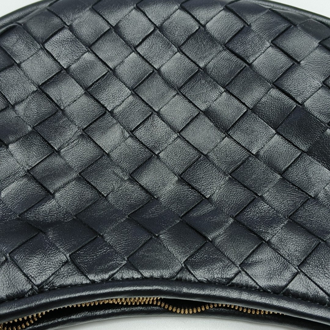 Intrecciato Small Lambskin Black