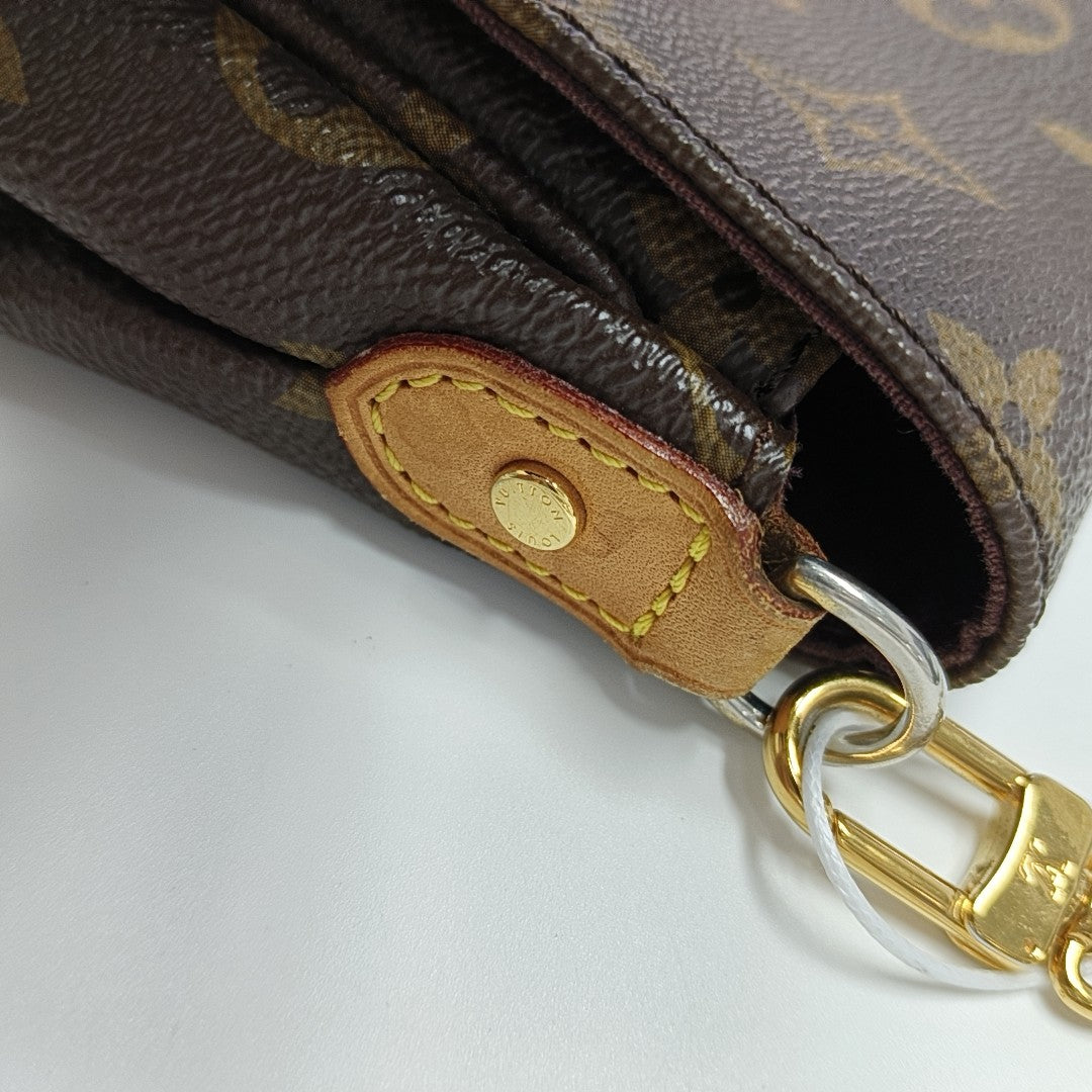 FAVORITE PM Monogram Coated Canvas Brown