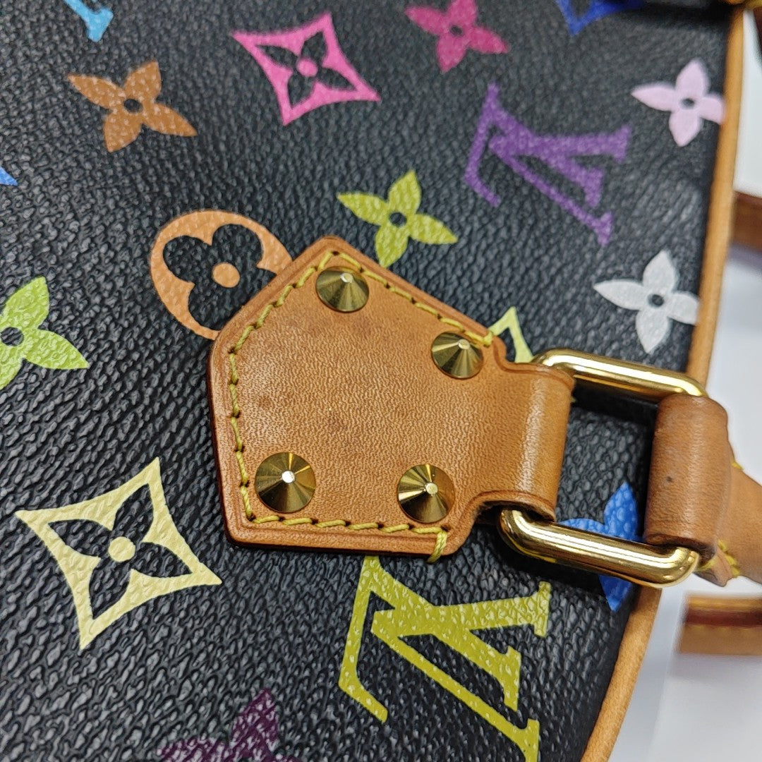 LV × TM DEAUVILLE Monogram Coated Canvas Black