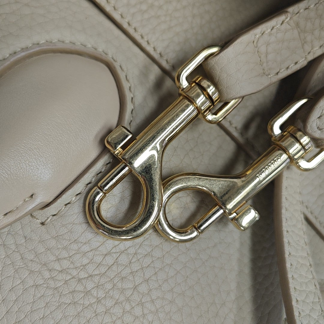Calfskin Tote Bag Medium Beige