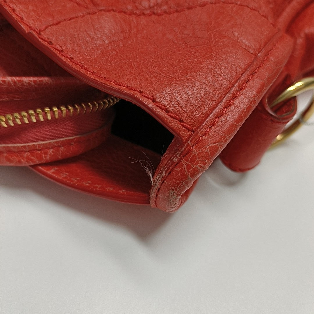 Classic City Medium Lambskin Orange