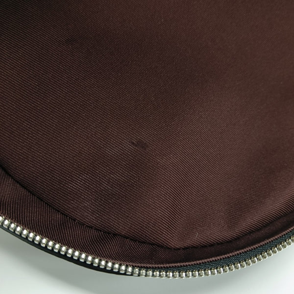 JOSH Monogram Coated Canvas Brown