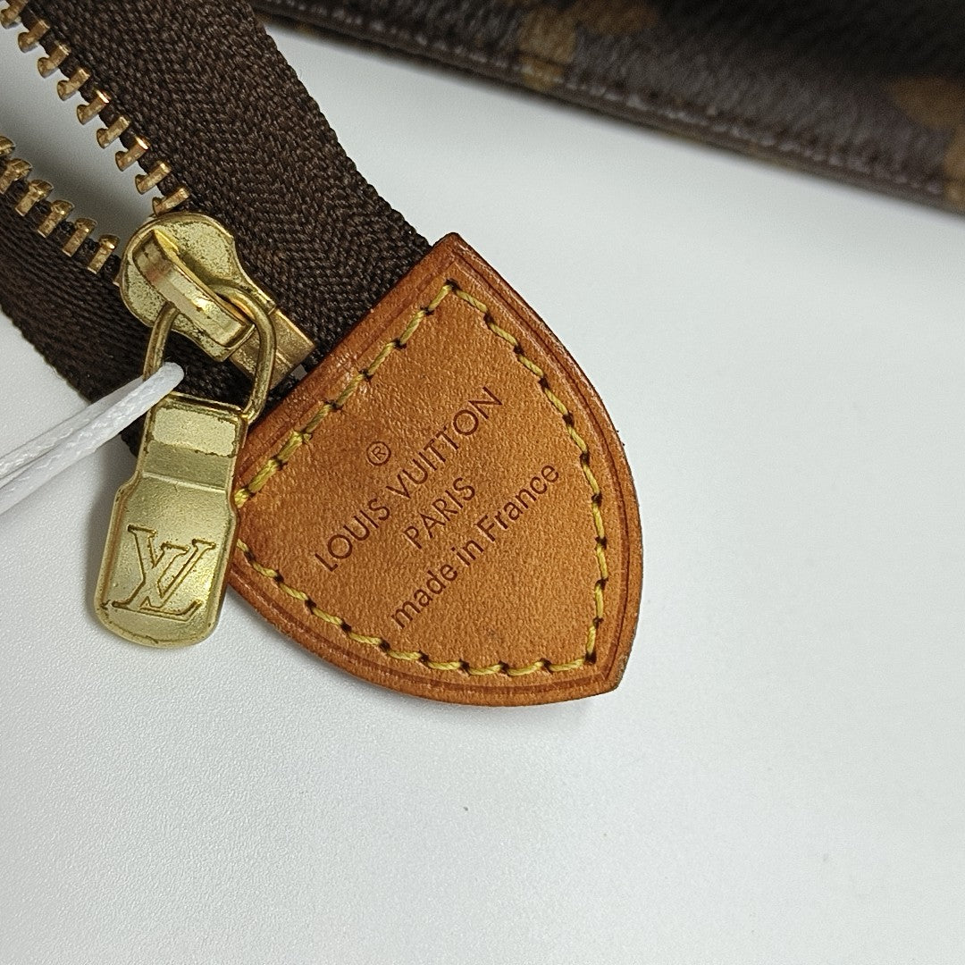 TOILET POCKET 26 Monogram Coated Canvas Brown