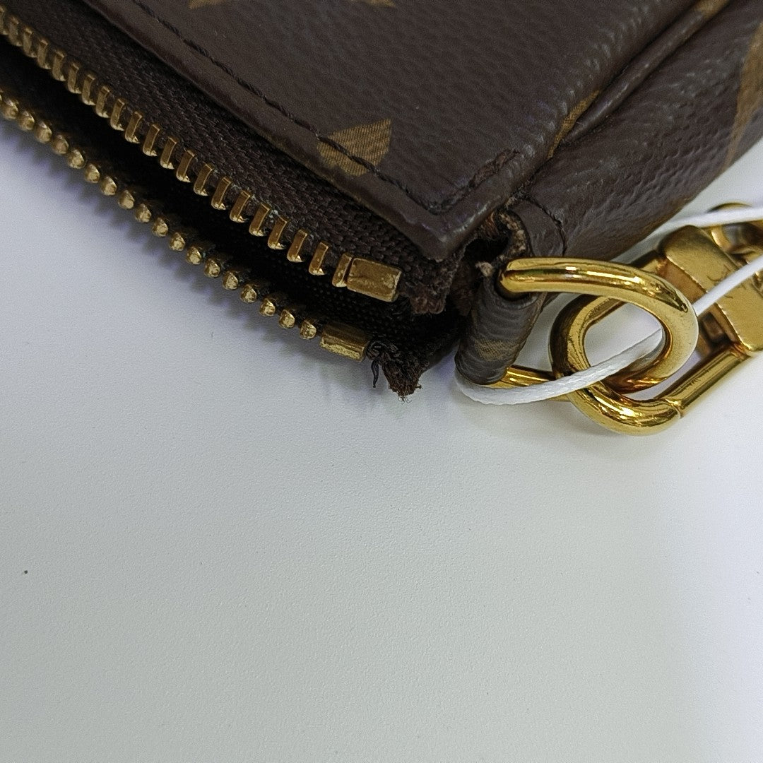ACCESSOIRES Mini Monogram Coated Canvas Brown