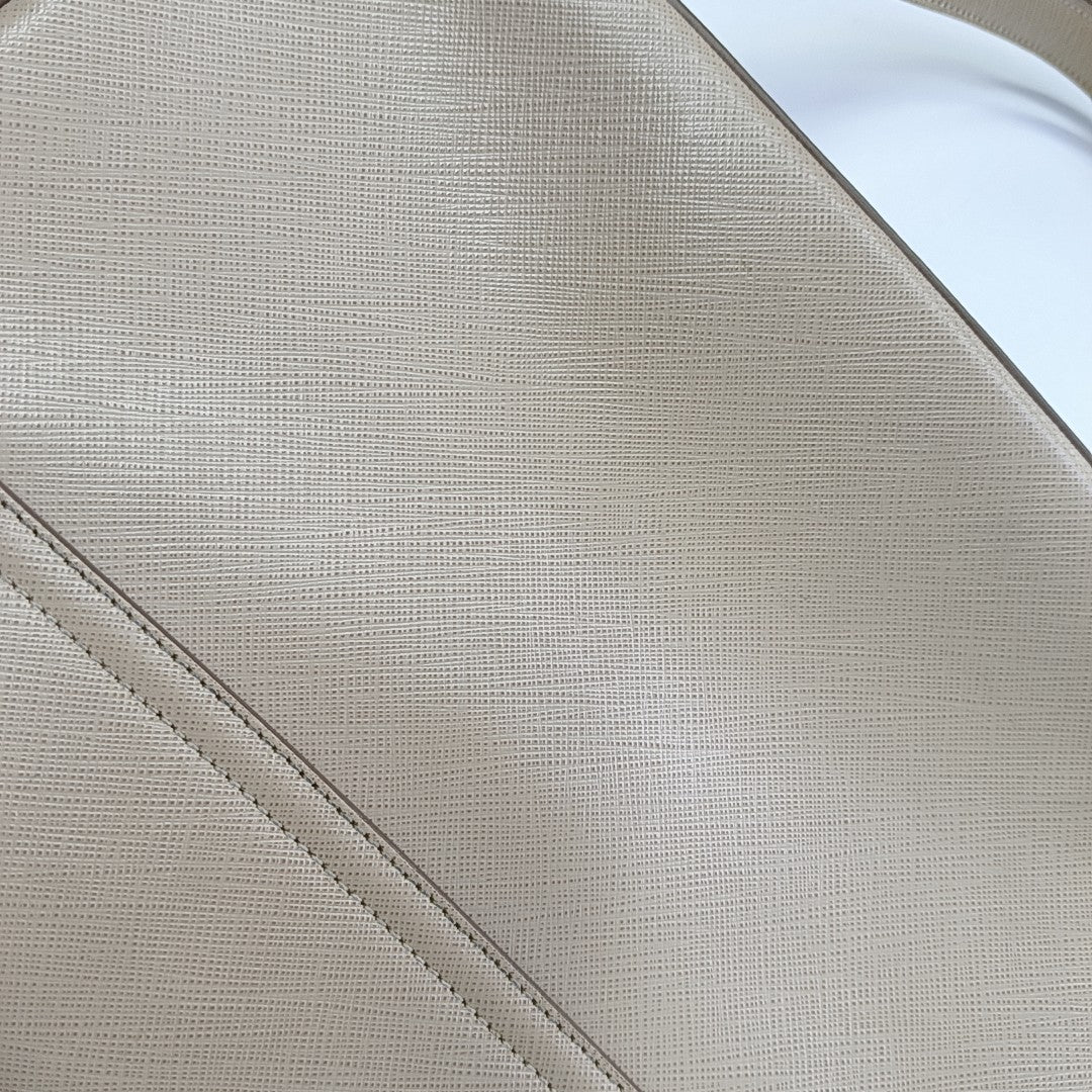 Calfskin Shoulder Bag Beige