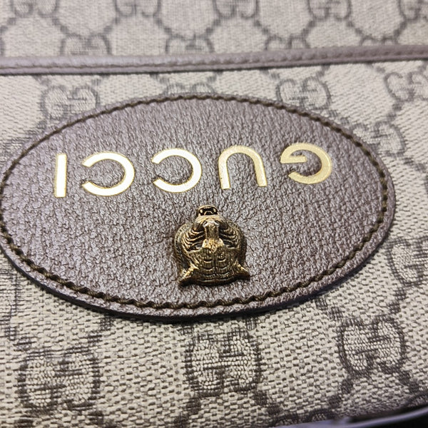 Neo Vintage Small Monogram Coated Canvas Beige