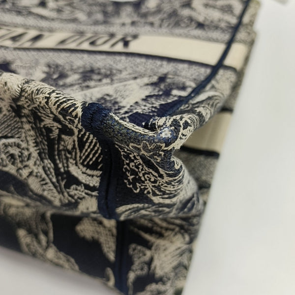 Book Tote Medium Fabric Blue