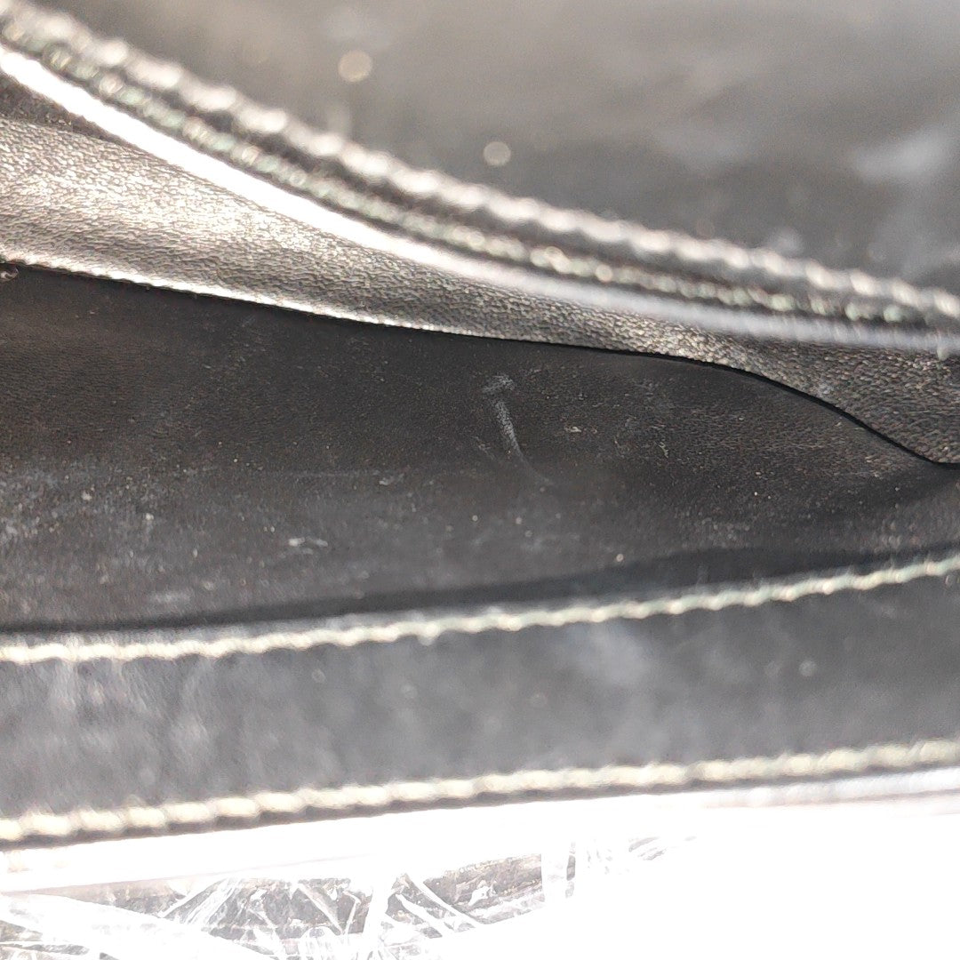 Calfskin Shoulder Bag Black