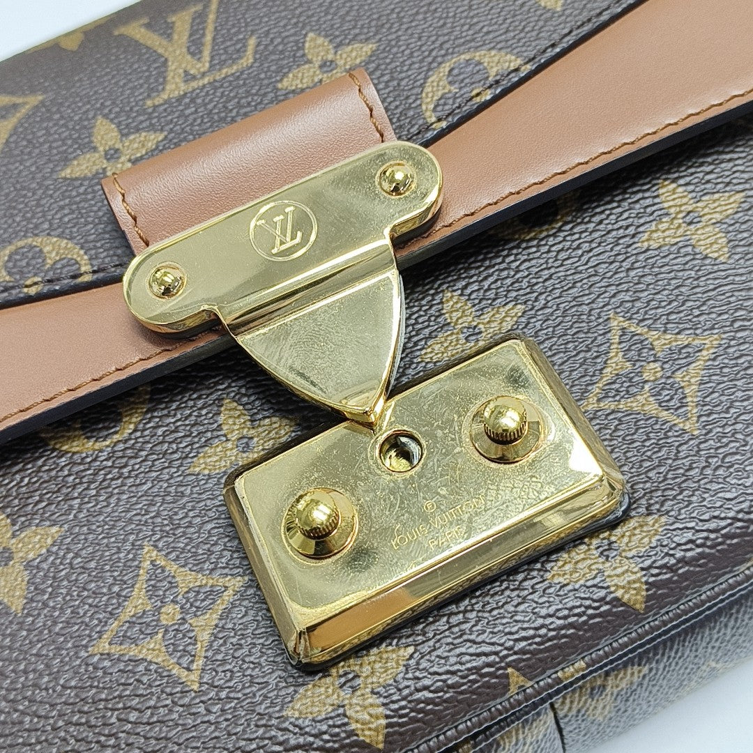 MARCEAU Monogram Coated Canvas Brown
