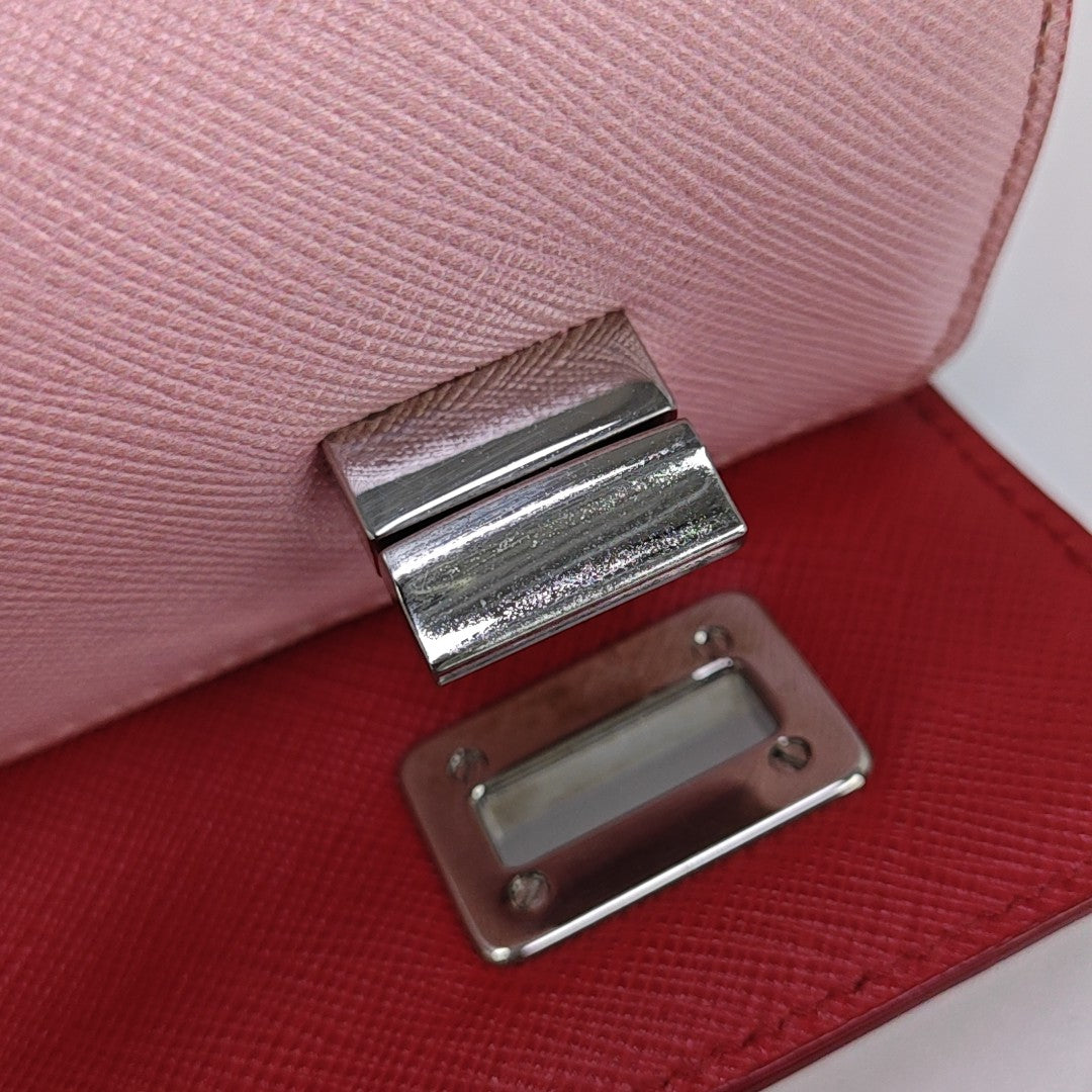 Twin Saffiano Calfskin Pink
